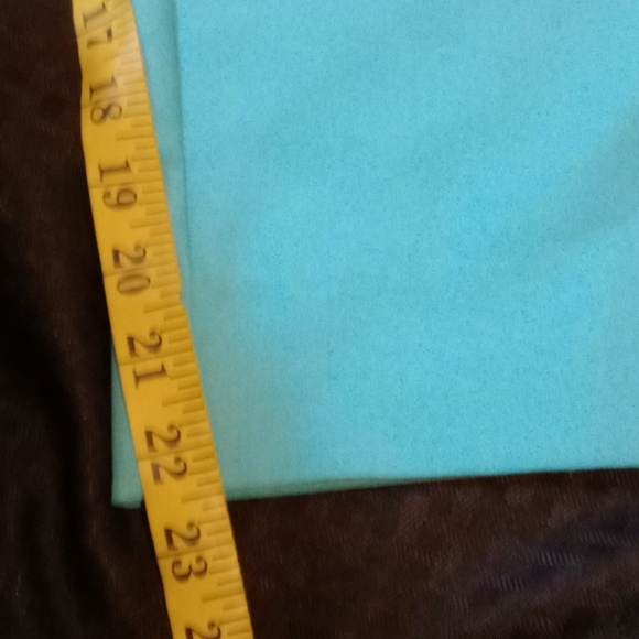 ASOS BLUE CROPPED PANTS, * ALTERED SIZE 14 - Picture 6 of 12